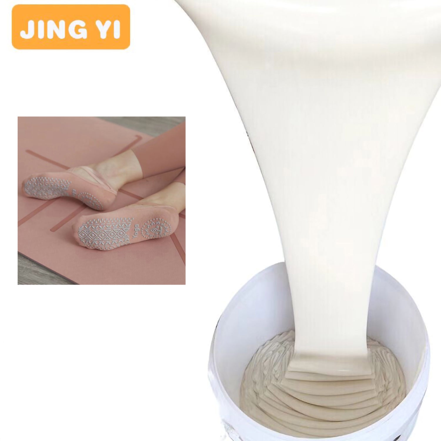 2023 Factory Direct Production Liquid Silicone for Fabric Platinum Cured Silicone Rubber for Clothes Label