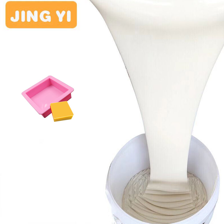 Free Sample 20 Shore a Soft clear Silicone Rubber RTV2 Liquid Silicone for Casting Cake Mold ,sugar Mold