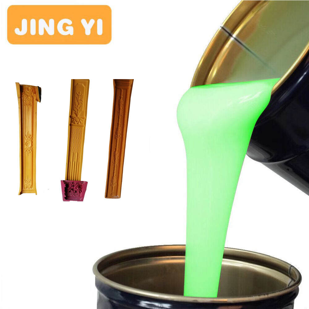 Hot Selling Transparent Liquid Silicone for Ceiling Border 3D Relief Cornice Mold Making 2024 High Quality RTV 2 Silicone Rubber