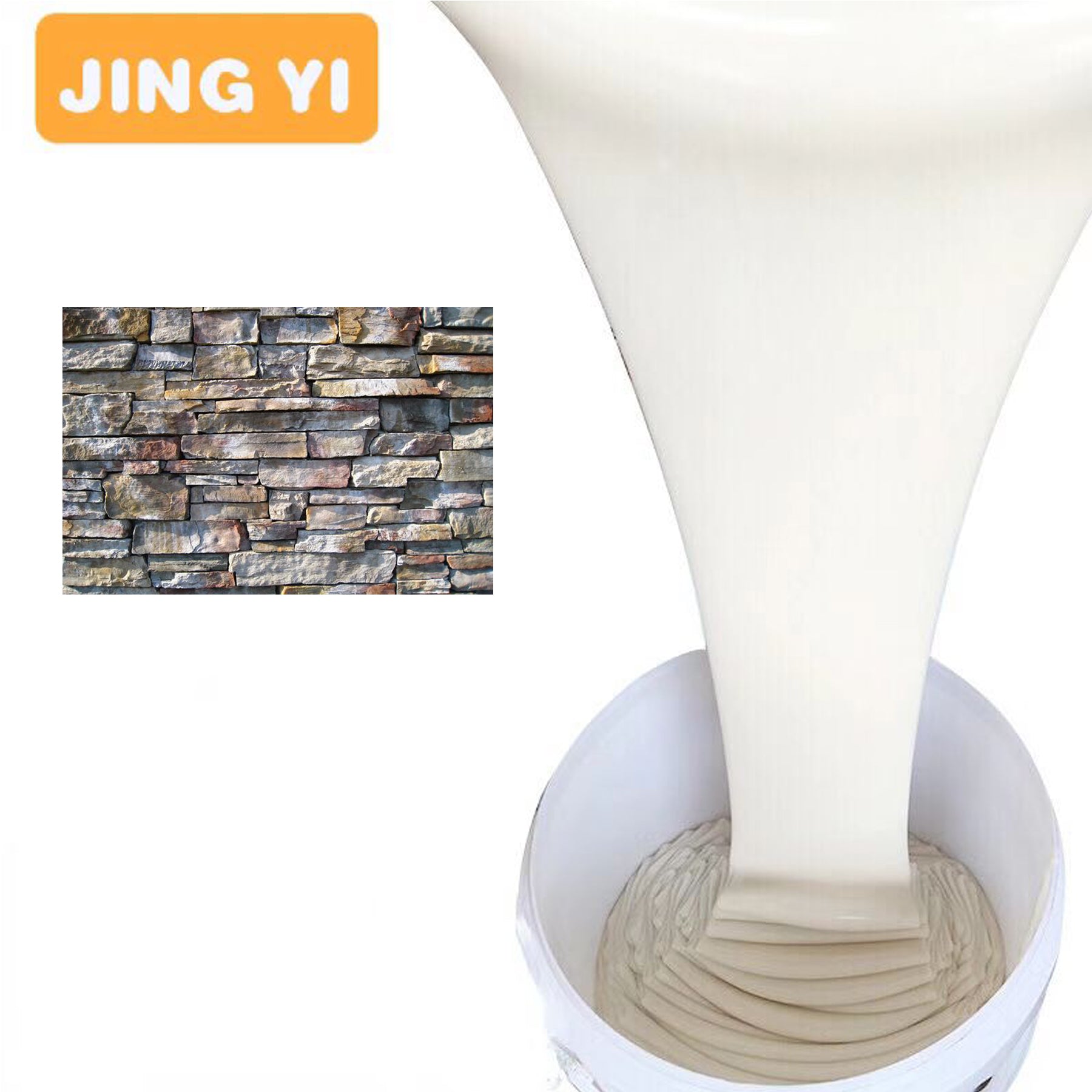 Free Sample Silicone for Gypsum Molds Making RTV2 Rubber for Sculpture Figurine 2D Wall Decoration Mold