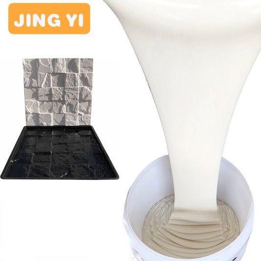 Custom Silicone and Rubber Manufacturer Sale Liquid Silicone for Gypsum 3d Wall Panel Mold Cultural Stone Mold Silicone Rubber