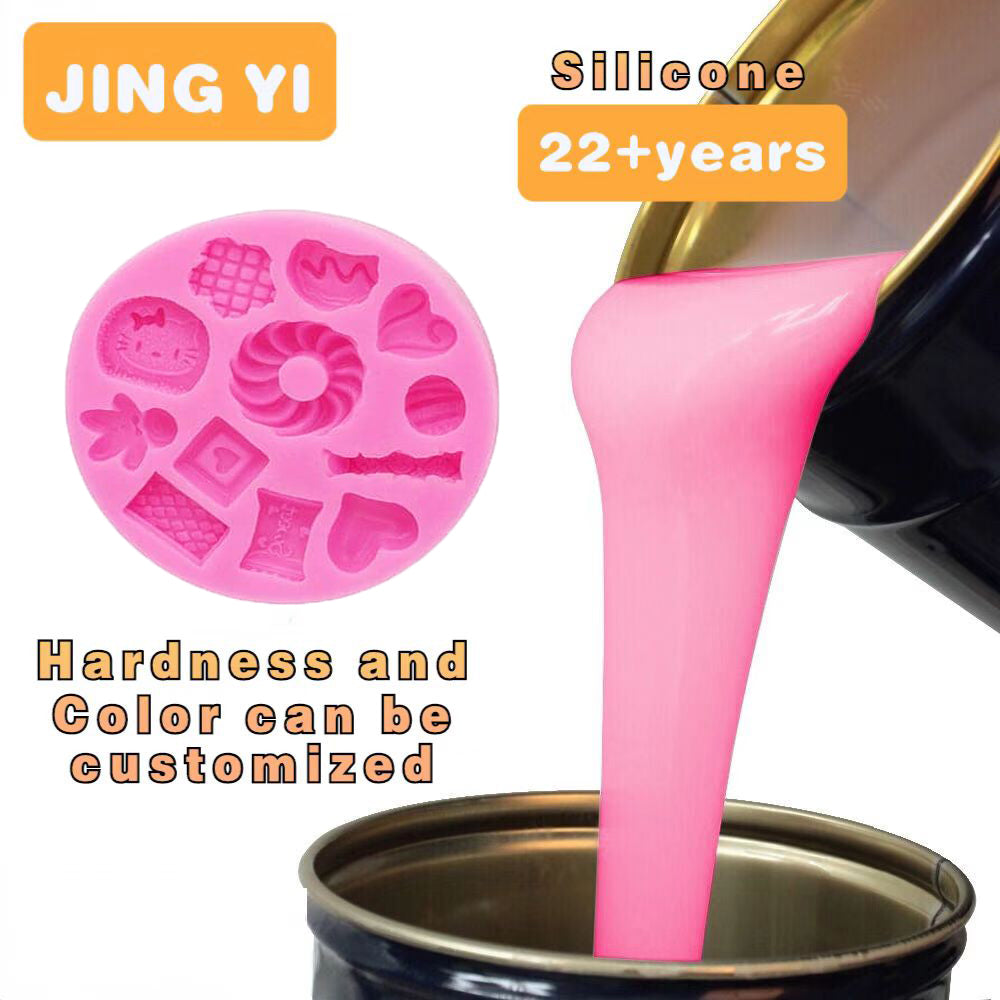 Wholesale Food Grade Liquid Silicone Rubber for Silicone Jelly Pudding Cookies Mold Good Mold Release Property Platinum Silicone