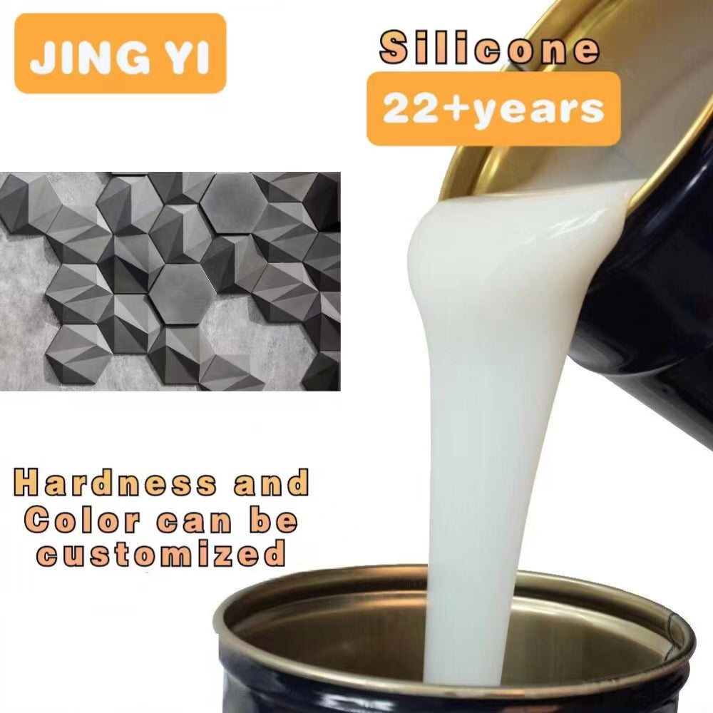 2023 Clear Mold Texture Casting Liquid Silicon Rubber for Craft Resin Mold Making Duplication Silicone Mold Rtv2 Silicone Rubber
