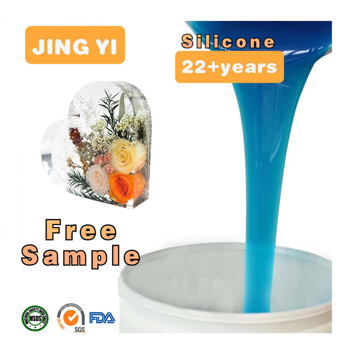 High Transparent Liquid Silicone Rubber for Epoxy Resin 3D Art Resin Casting DIY Crafts Artwork Molding Silicone Rubber