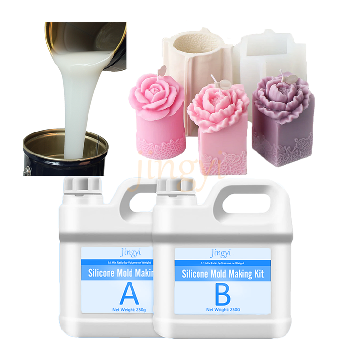 Premium RTV-2 Silicone Rubber for Candle Mold Making Heat Resistant Non-Toxic Liquid Silicone Reusable & Captures Fine Details