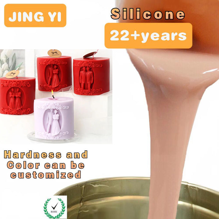 Tin Cured Silicone Rubber RTV 2 Casting Concrete Candle Mold Liquid Silicone Rubber for Molds Moldes De Silicona