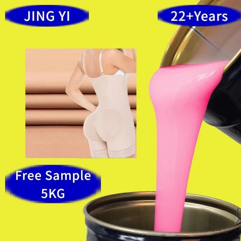 Hot Sale Factory Direct Production Liquid Silicone for Fabric Platinum Cured Transparent Silicone Rubber for Yoga Sock