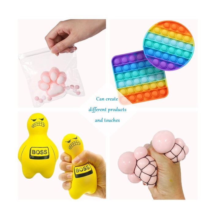 New Trend Wholesale Non-Toxic Silicone for DIY Stress Relief Squishy Toys Manufacturing Eco-Friendly & Soft Food Grade Silicone