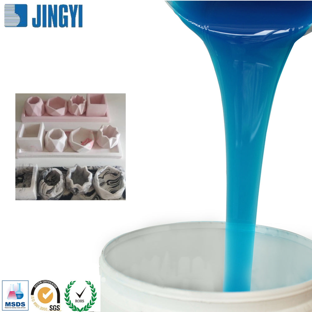Good Mold Release Property Tin Cured Silicone Rubber for Concrete Cement Clay Mold DIY Plant Flowerpot Mold RTV2 Silicone Rubber