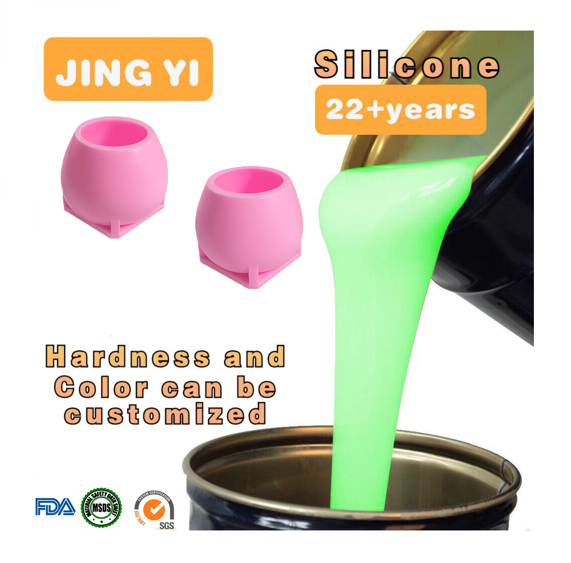 Year Best Discount Price of Liquid RTV Selling Durable Liquid Silicone Rubber for for Candle Products Mold Making