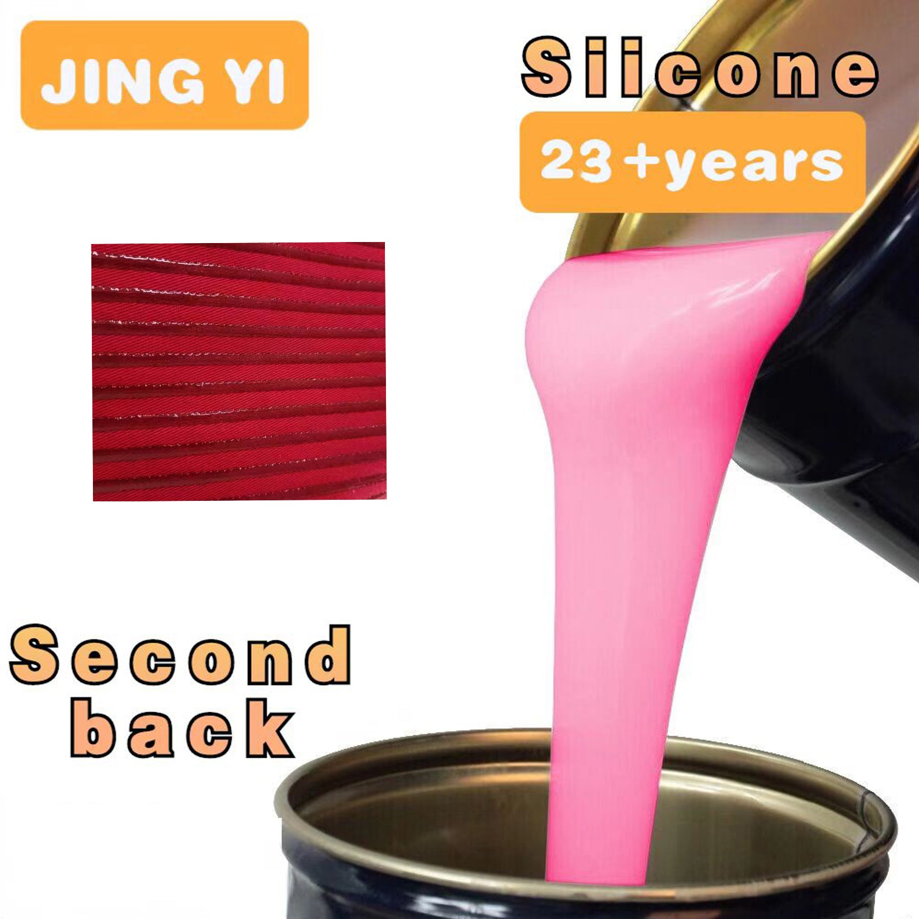 Free Sample Liquid Silicone for Fabric Dressing Tag Clothes Labels Clear Silicone Rubber