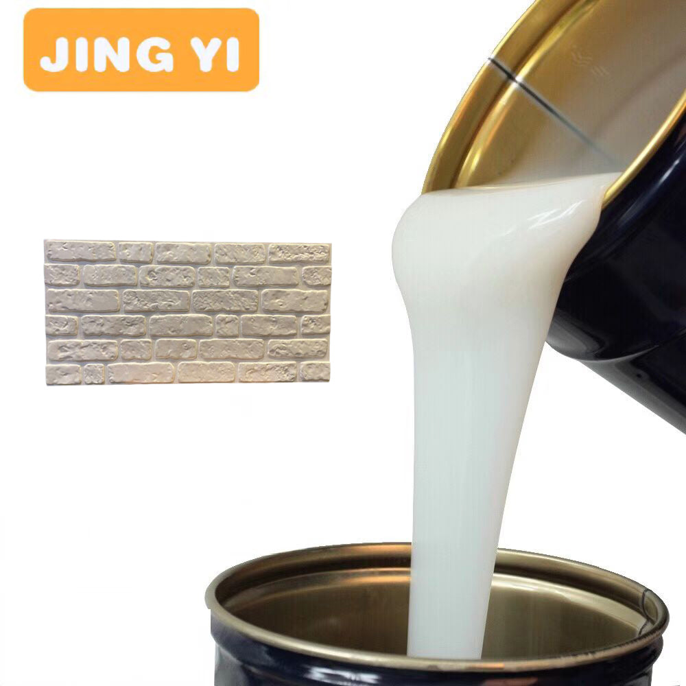 Factory Wholesale Liquid Silicone for Cultured Stone Mold Artificial Background Wall Art Stone Mold Tin Cured Silicone Rubber