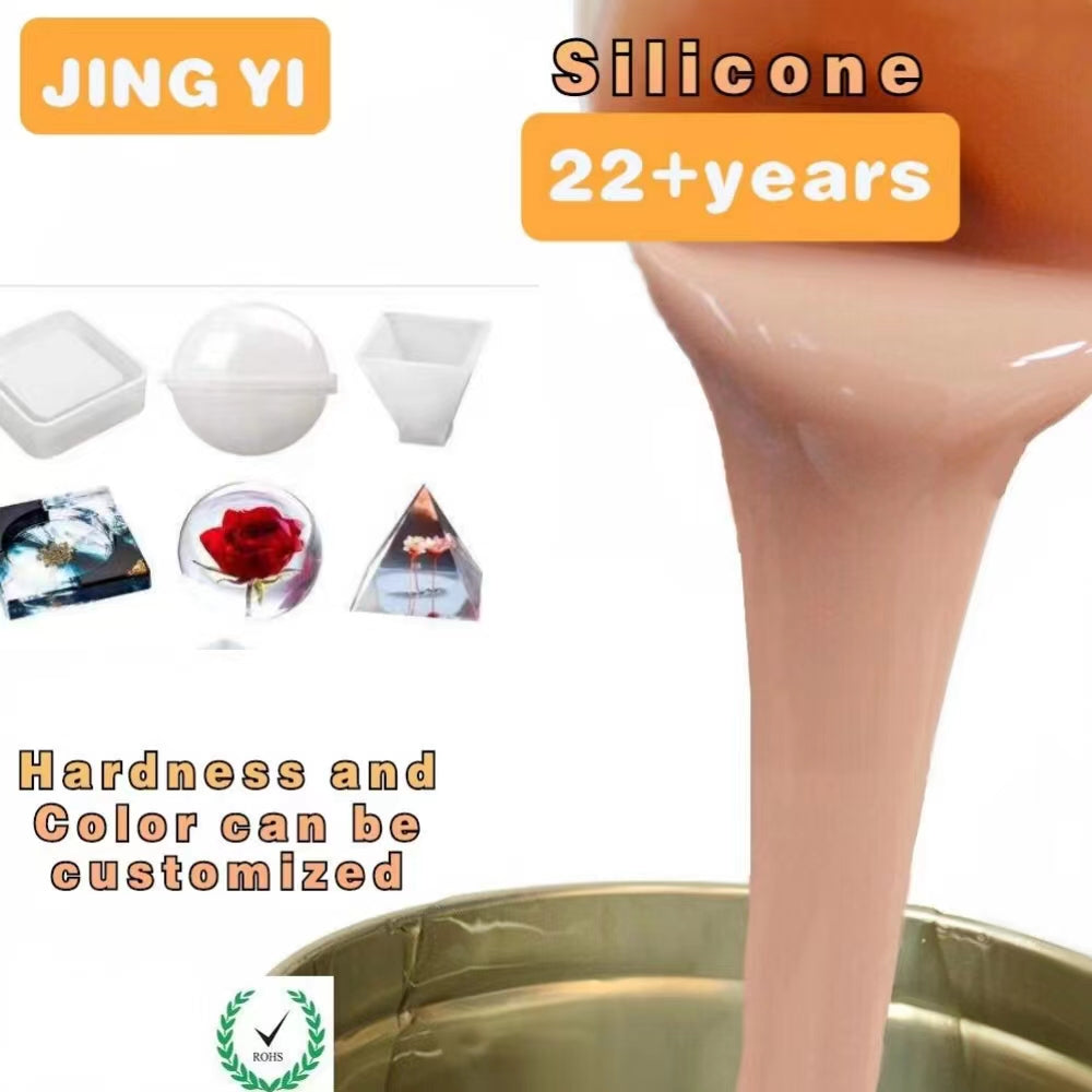 Pattern Is Seen clear Addition Cure Injection Molding RTV-2 Silicone Rubber Material RTV Silicon Liquid Rubber for Mould Making