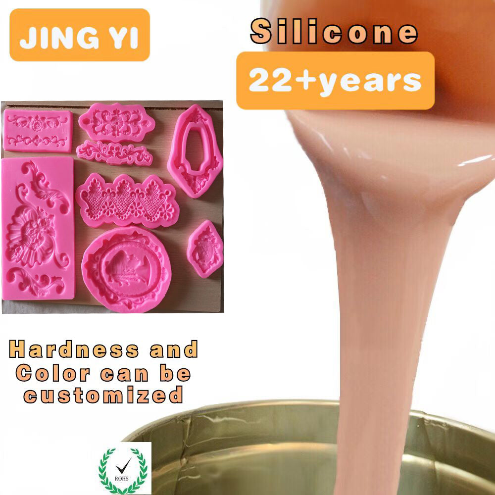 2023 New Style Clear Mold Texture Molding Silicone for Fondant Cake Chocolate Mold Hot Sale Mold Making Liquid Silicone Rubber