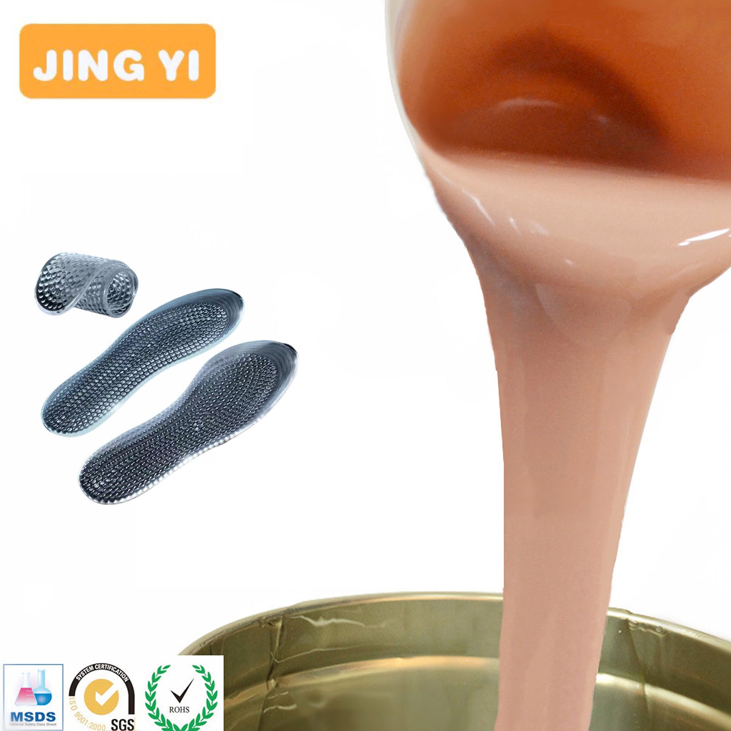 Hot Sale Liquid Silicone Rubber for Silicone Shoes Pads High Quality Rubber Products Factory Fast Delivery Platinum Silicone