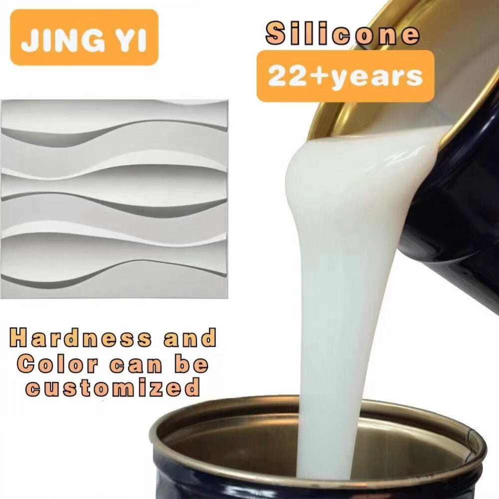 2024 Popular Transparent Silicone Liquid Rubber for Ceiling Wall Molds Making Curing at Room Temperature Rtv Silicone