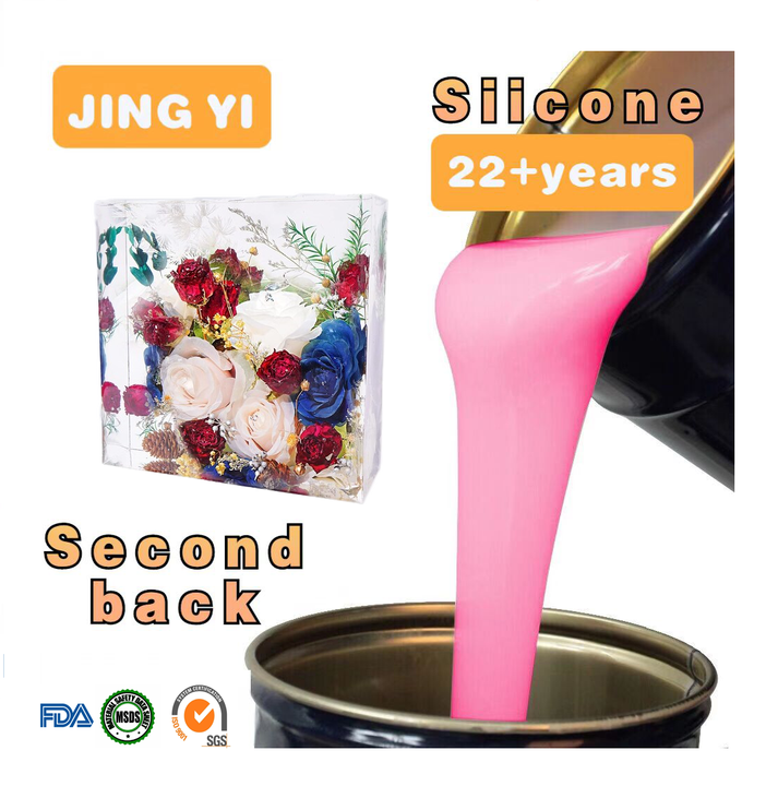 New Design Silicone Rubber for Resin Specimen Crafts 3D Epoxy Flower Craft Floral Gift Collectibles Silicone Rubber Material