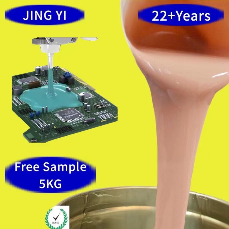 Free Sample 5KG Liquid Silicone Rubber Insulation for Power Moduld Circuit Board Pcb Transformer Instruments Moldes De Silicona