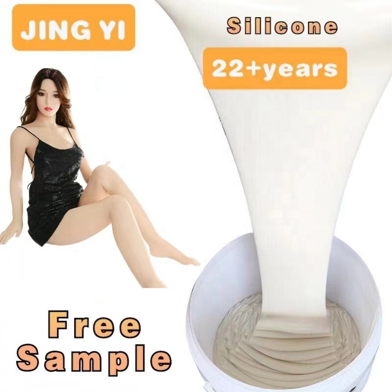 New Rtv2 Silicone Rubber for Sexy Toys Adult Dolls Making Skin Color Silicone Dolls Making Casting Food Grade Silicone Rubber