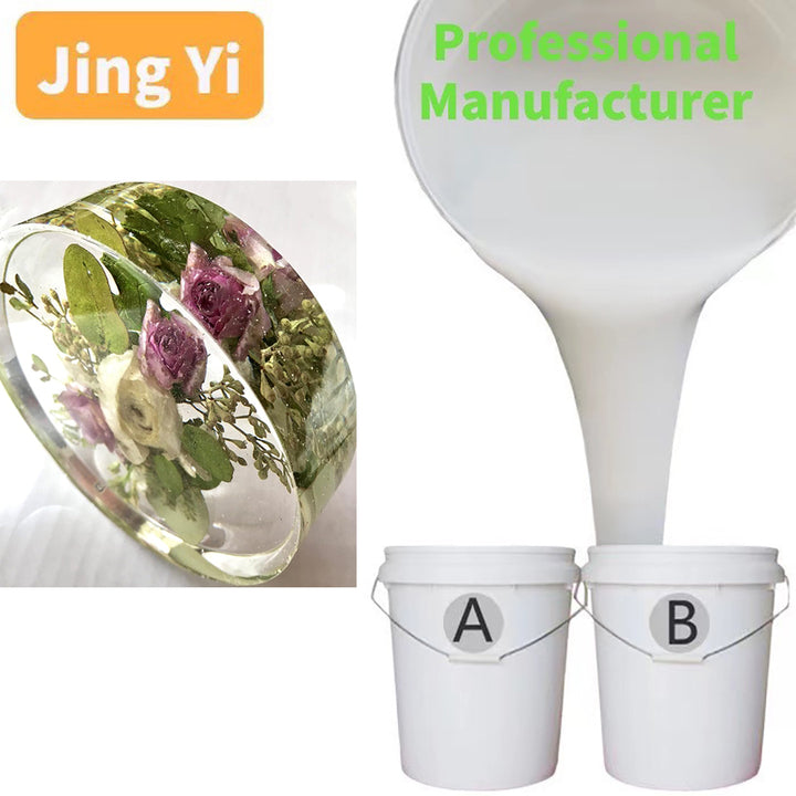 2024 New Arrived Liquid High Transparent Silicone for Resin Art Creative DIY Multipurpose 1:1 Two Component Silicone Rubber