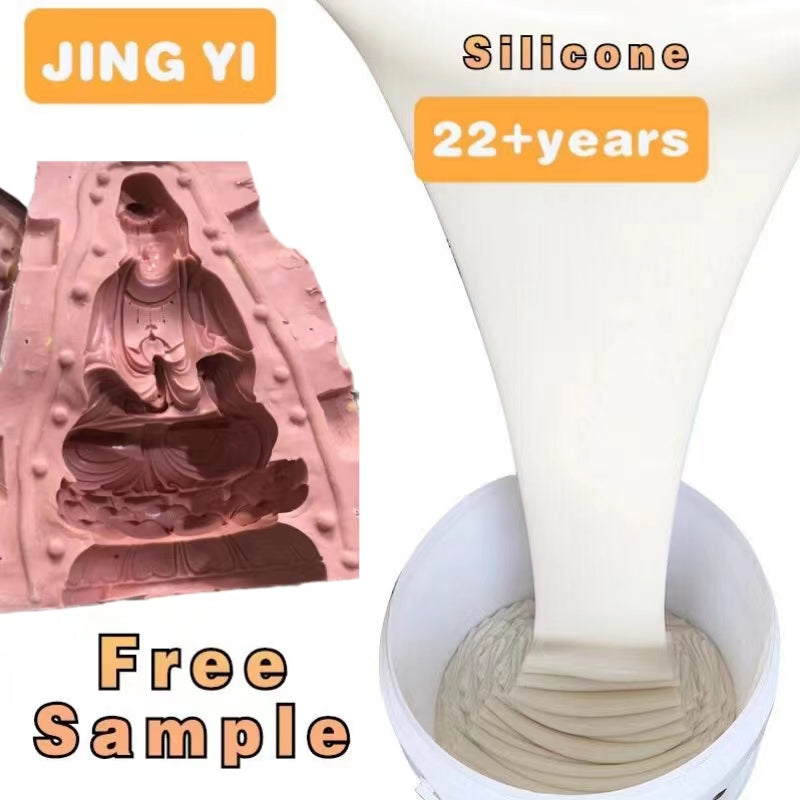 Free Sample RTV Liquid Silicone Rubber for Concrete Cement Mold Silicone Raw Material for Artificial Stone Silicone Rubber