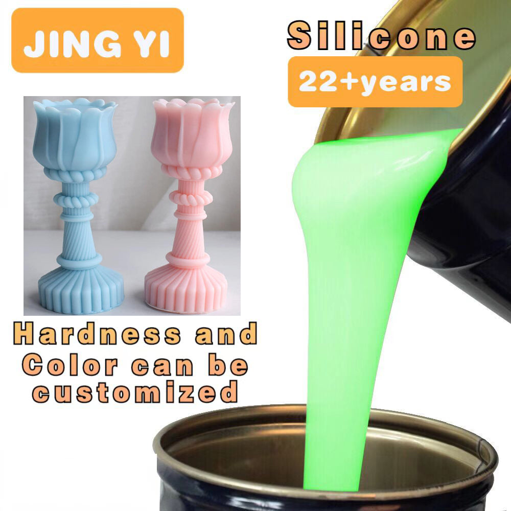 24 Years of Experience Silicone Manufacturer Liquid Silicone for Wax Mold Candle Mold Making Low Viscosity RTV2 Silicone Rubber
