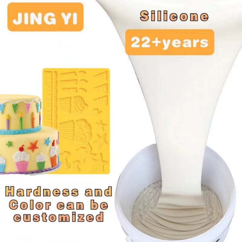 2024 Free Sample Factory Direct RTV2 Food Grade Silicone Rubber Production 100% Silicone Mold Moldes De Silicona