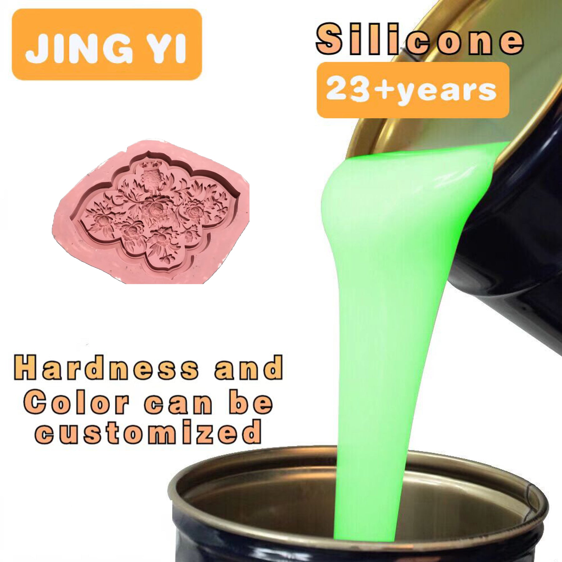 Factory Direct Sale RTV-2 Liquid Silicone Rubber for Cement ,Crafting,Sculpture Mold Making Rtv2 Silicone Rubber