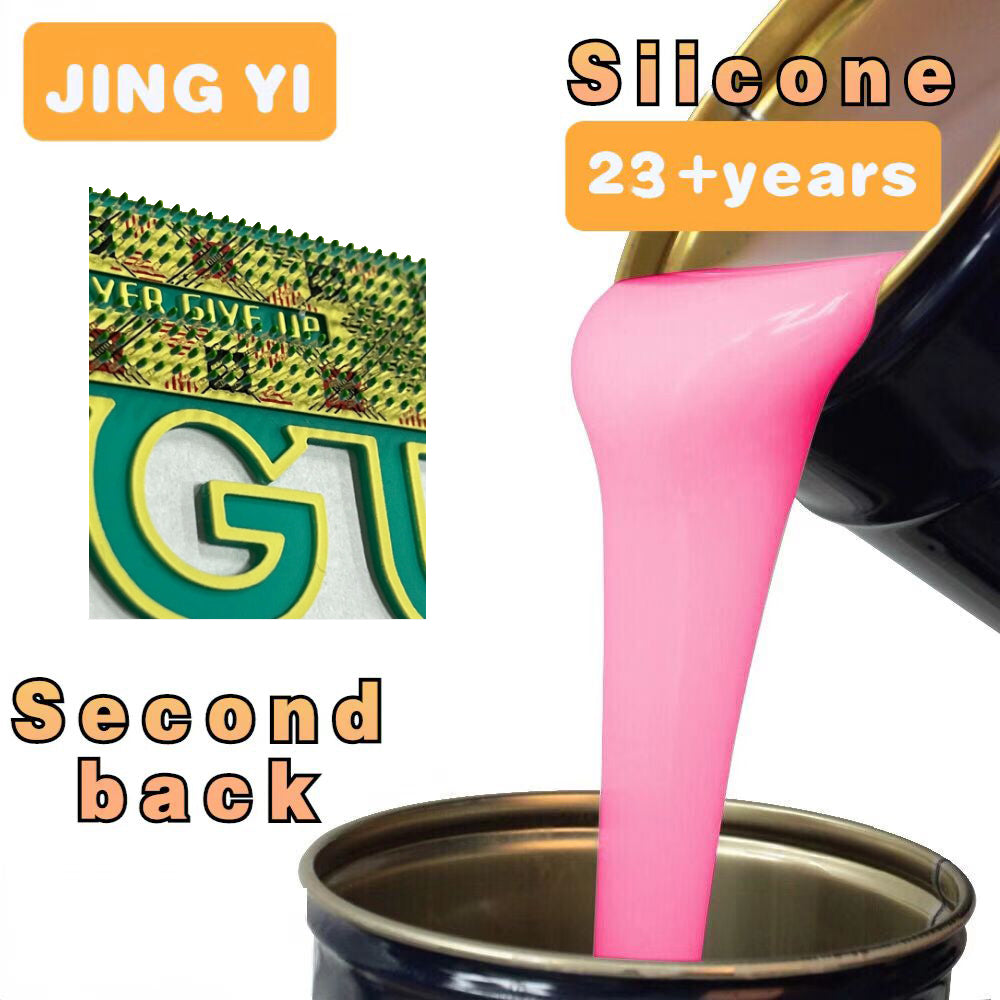 Top Liquid Textile Silicone With 3D Brush Effect for Heat Transfer Clothes Label Fast Delivery Screen Printing Silicone Rubber