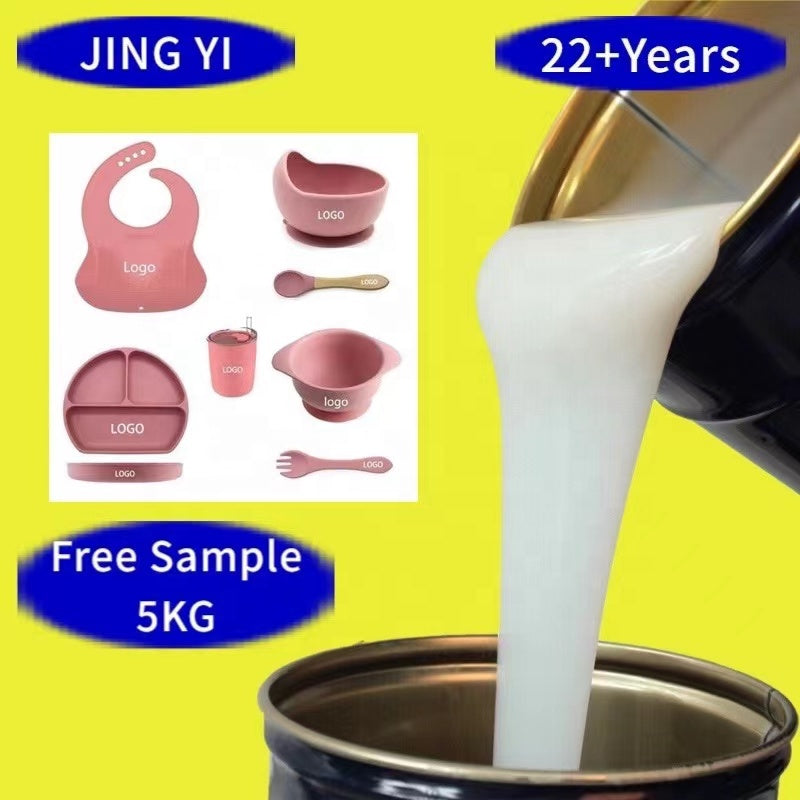 2024 New Products Spot Sales Food Grade Silicone Rubber for Baby Toddler Plates Wholesale Food Grade Liquid Silicone Rubber