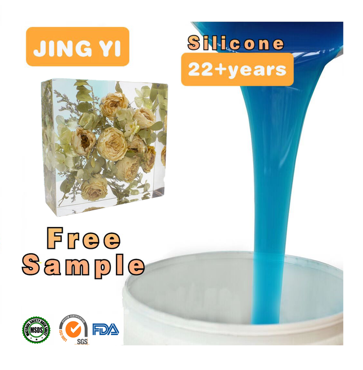 New Design Silicone Rubber for Resin Specimen Crafts 3D Epoxy Flower Craft Floral Gift Collectibles Silicone Rubber Material