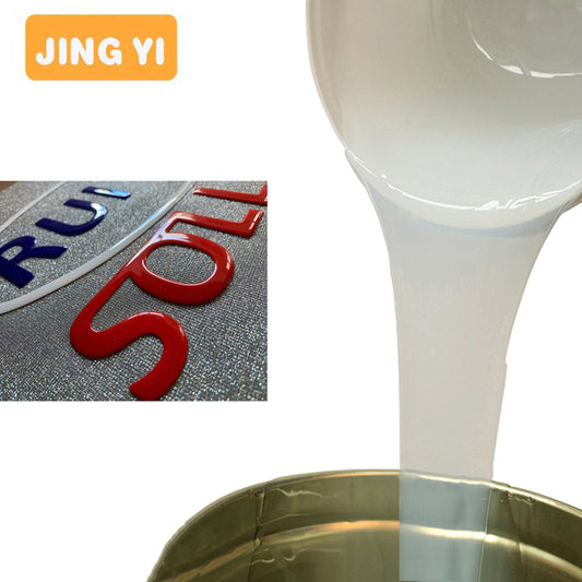 Silicona líquida transparente para impresión de telas Silicona de alto brillo para ropa Logotipo Suministro de fabricación Goma de silicona de alta calidad