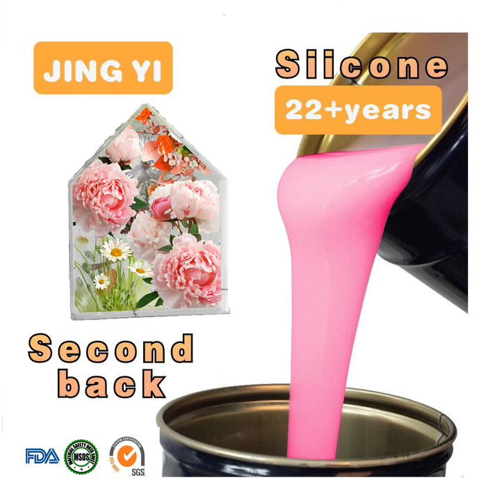 New Style Transparency Epoxy Resin Art Craft DIY Crystal Flowers Preservation for Home Party Decoration