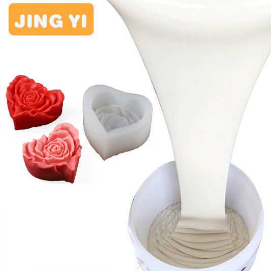Factory Direct Sale Food Grade Silicone for Rose Heart Shaped Chocolate Mold DIY Cake Candy Jelly Baking Mold Silicone Rubber