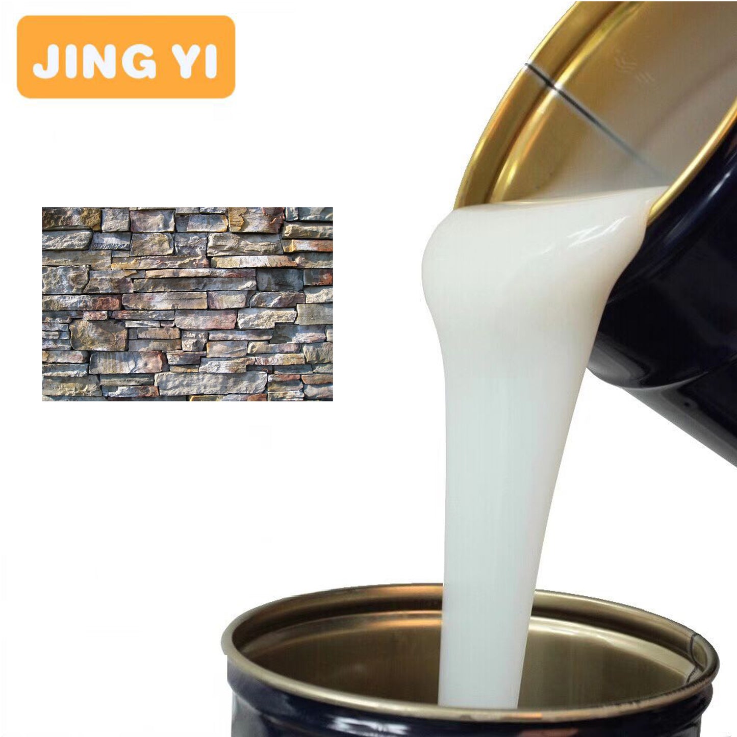 Free Sample Silicone for Gypsum Molds Making RTV2 Rubber for Sculpture Figurine 2D Wall Decoration Mold