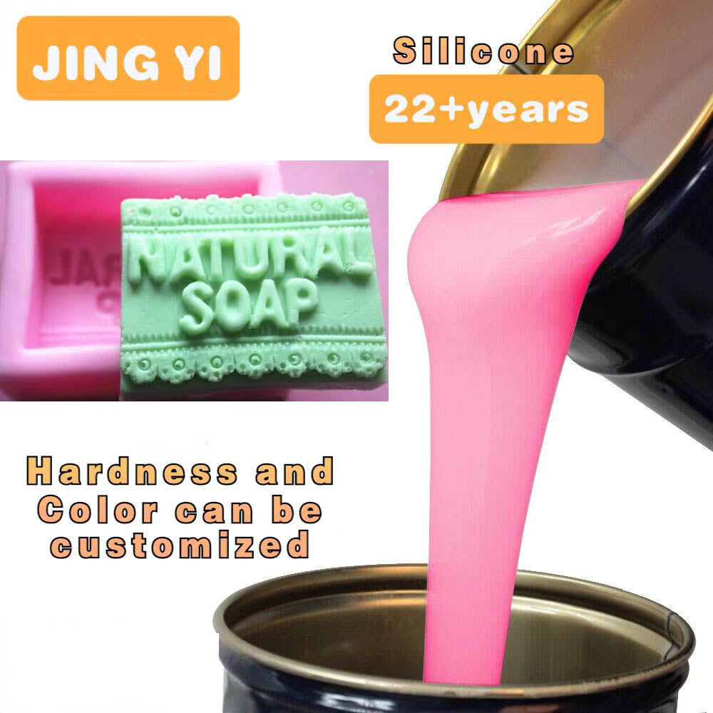 Factory Direct Sales Liquid Silicone Rubber for Rectangle Oval and Flower Shaped Soap Molds Tin Cured Rtv2 Silicone Rubber
