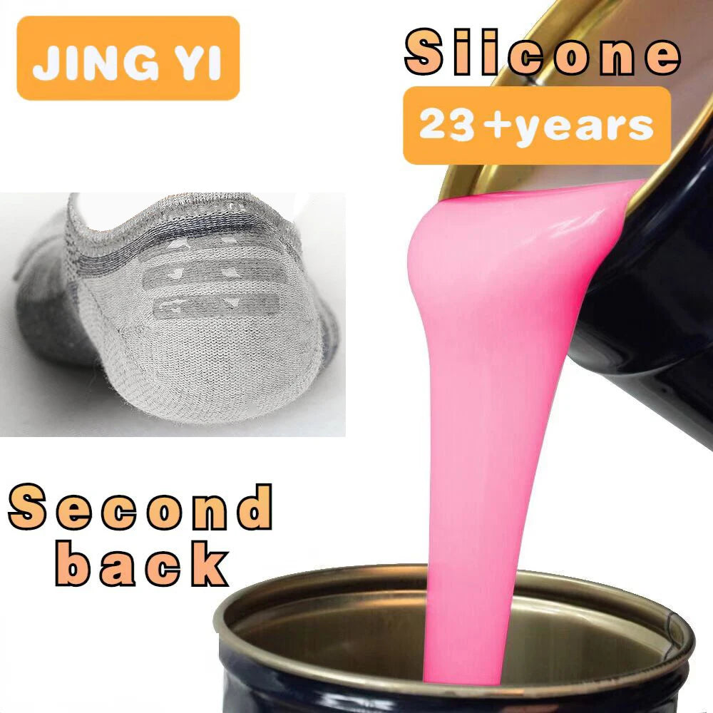 Fast Delivery Best Price Liquid Fabric Silicone Printing for Socks Anti Slip Support to Custom Textile Printing Silicone Rubber