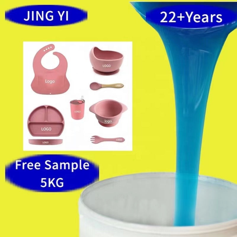 2024 New Products Spot Sales Food Grade Silicone Rubber for Baby Toddler Plates Wholesale Food Grade Liquid Silicone Rubber