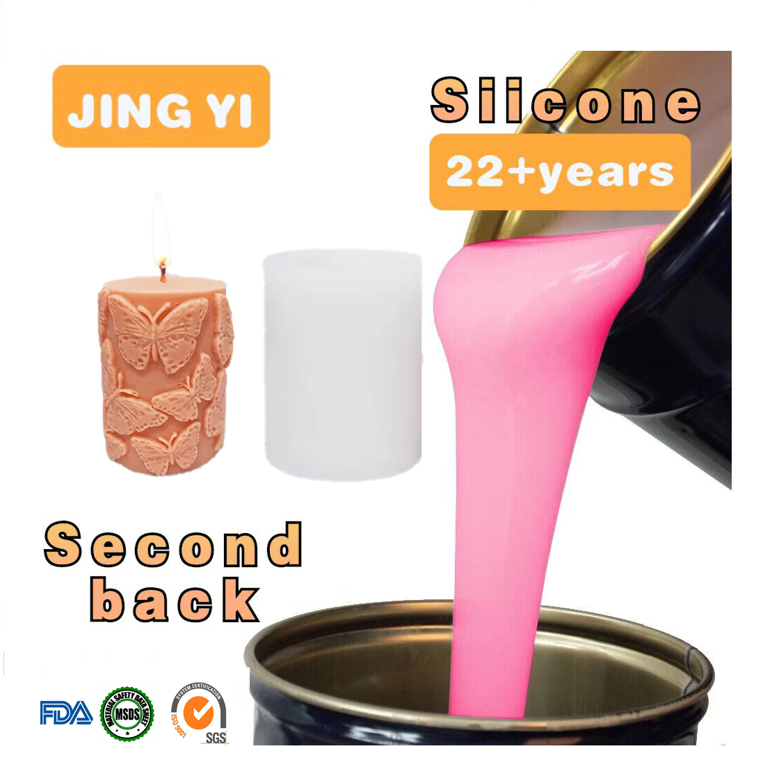 Factory Direct Sale Liquid Silicone Rubber for Candle Mold Low Viscosity Mold De Silicona Para Resina for Candle Craft Molding