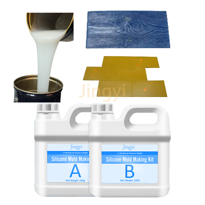 Reusable RTV Liquid Silicone Rubber for Stone Veneer, Concrete Stamping & Plaster Casting Molds Making