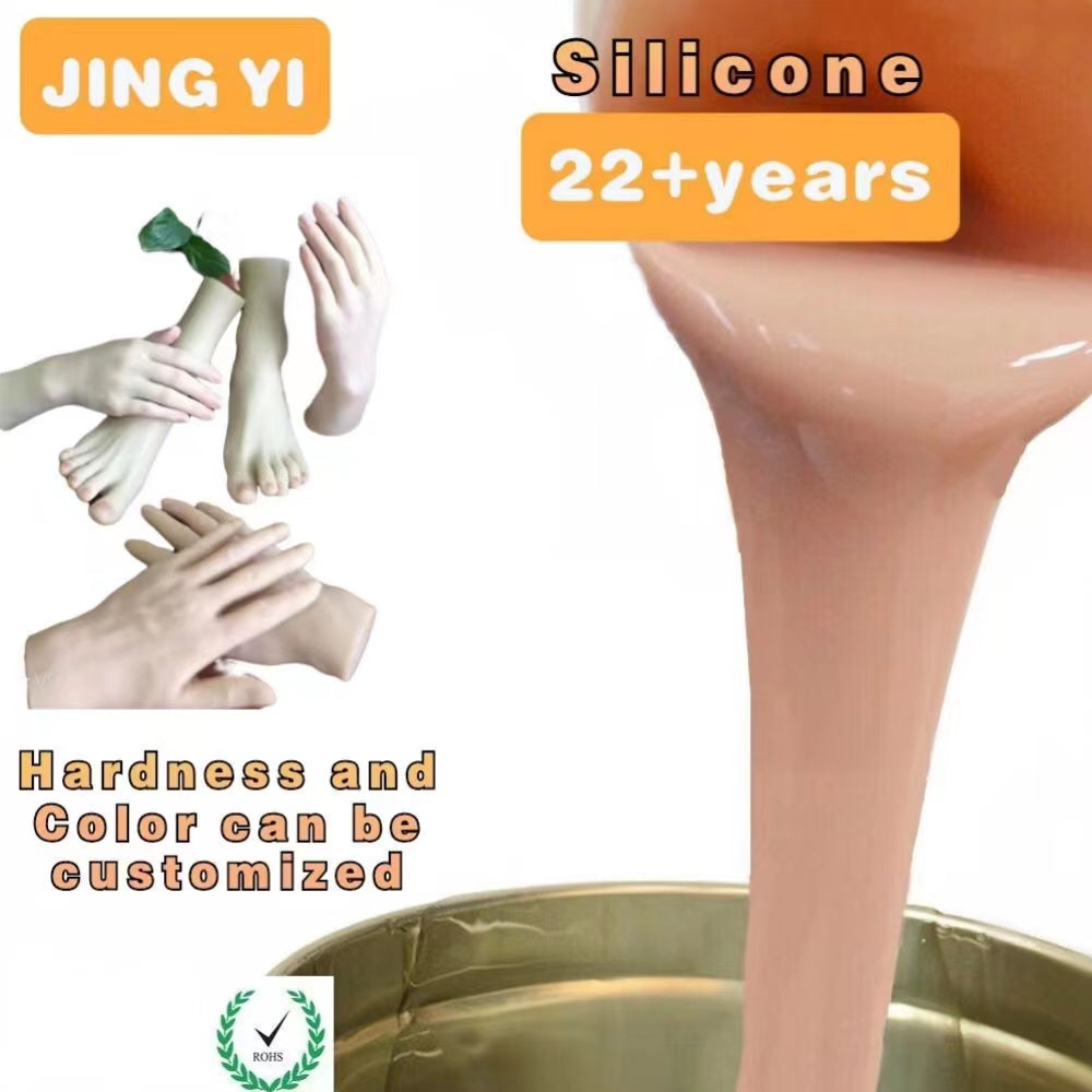 Factory Direct Sale Transparent Rtv2 Silicone Rubberfor Silicone Prosthetics New Style Platinum Human Body Soft Silicone Rubber