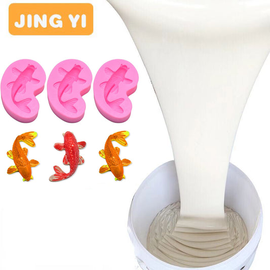 2024 New Products Platinum Cure Liquid Silicone Rubber for Fish Mold Small Size Clay Mold Factory Sale RTV2 Silicone Rubber