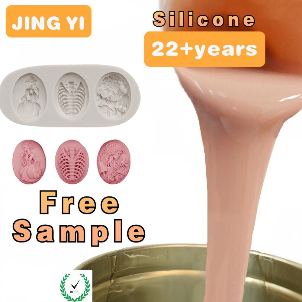 2024 New High Quality Silicone Rubber for Small Resin Crafts Mold Making Liquid Silicone for Food Grade RTV 2 Silicone Rubber
