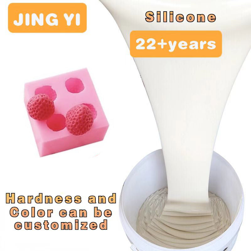 Two-component RTV 2 Liquid Silicone for Strawberry Fruit Cake Accessories Mold Aroma Wax Candle Molds Food Grade Silicone Rubber