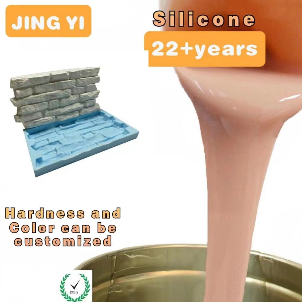 New Products Good Mold Release Property Liquid Silicone Rubber for Slate Culture Stone Tiles Interior Wall Mold Silicone Rubber