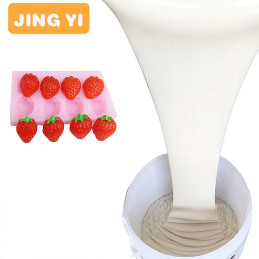 Good Mold Release Property Platinum Liquid Silicone For Chocolate Cake Fruit Mould Strawberry Mold Food Grade Silicone Rubber