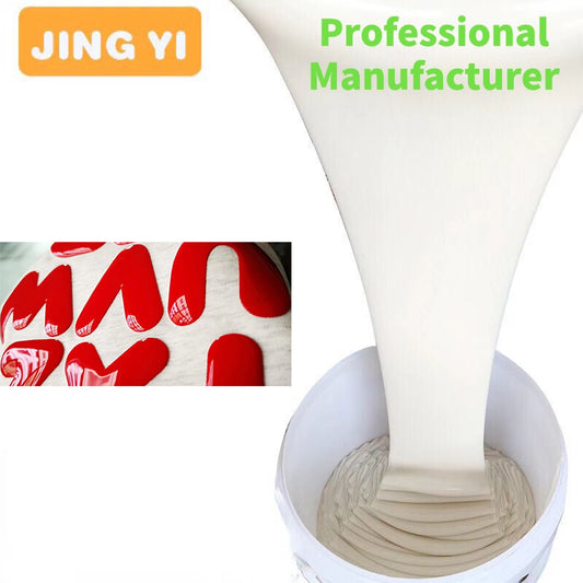 2024 Hot Sale Textile Silicone Liquid Shiny Glossy Silicone for Textile or Shoes or Garments Screen Printing Silicone Rubber