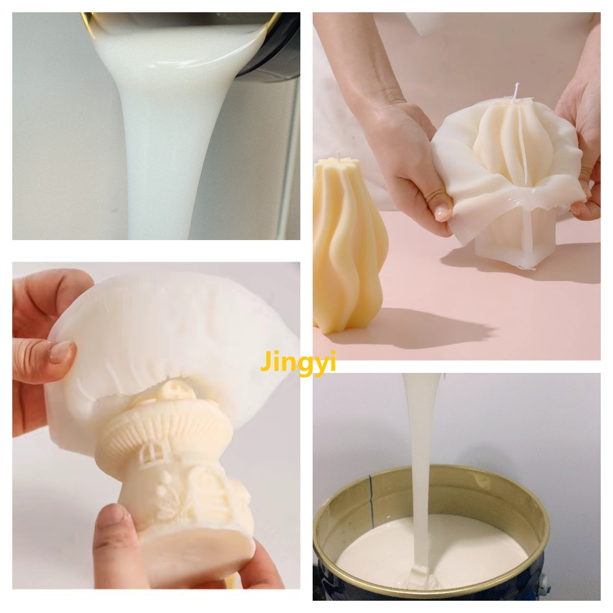 High Quality Liquid Silicone Rubber Resin Casting High Temperature RTV2 Precision Mold Making Food Grade Profiles For Resin Arts