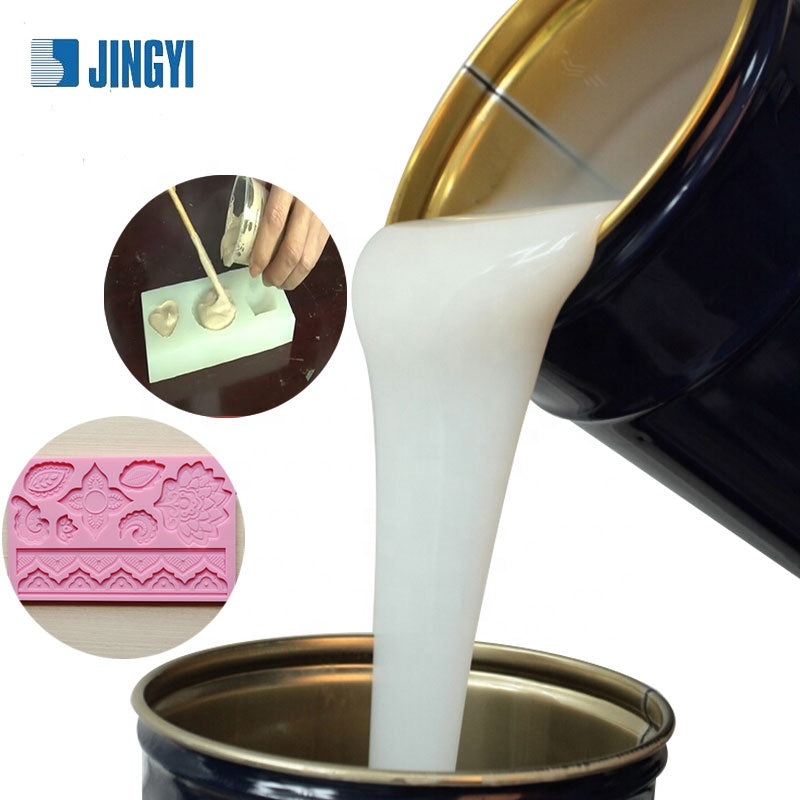 New Trending Products 2023 Food Grade Transparent Silicone Rubbers for Cake Mold DIY Candy Mold 1:1 Mix Liquid Silicone Rubber