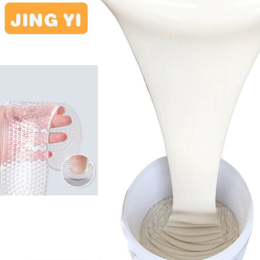 High Quality Transparent Liquid Silicone for Shoe Pads Soft Insoles Shoe Inserts Pads RTV 2 Platinum Silicone Rubber Wholesale